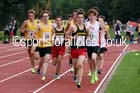 Mens 3000 metres at the Northern Inter-Counties under-17s and 15s at Witton Park, Blackburn. Photo: David T. Hewitson/Sports for All Pics